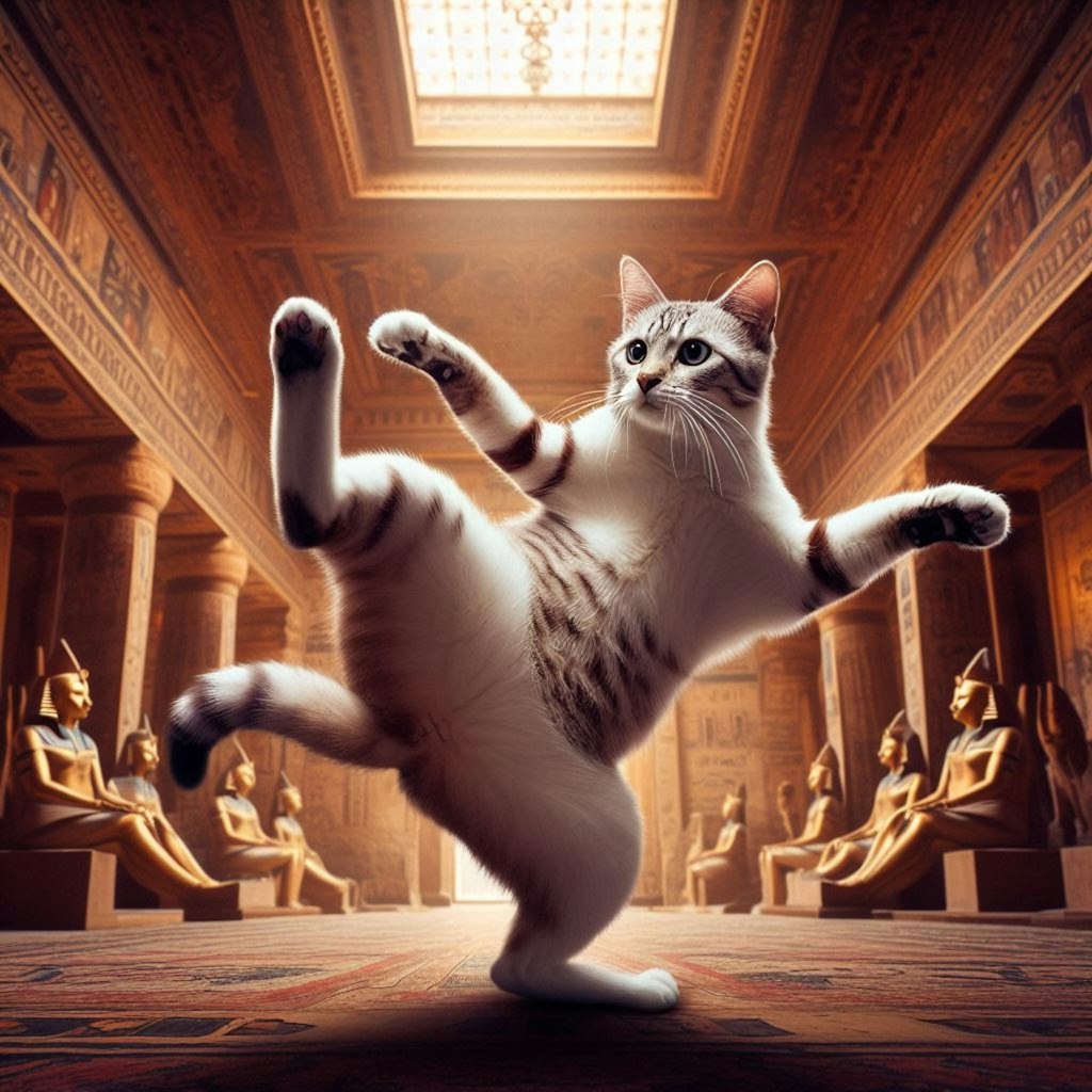 エジプトの女王猫