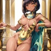 黄金ハイレグのクレオパトラと黄金ハイレグのエジプトの女神