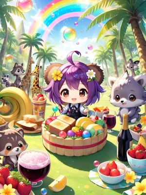 紫髪ちゃんのピクニック