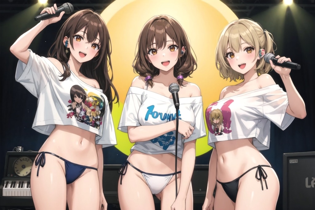 学園アイドル　水着ライブ