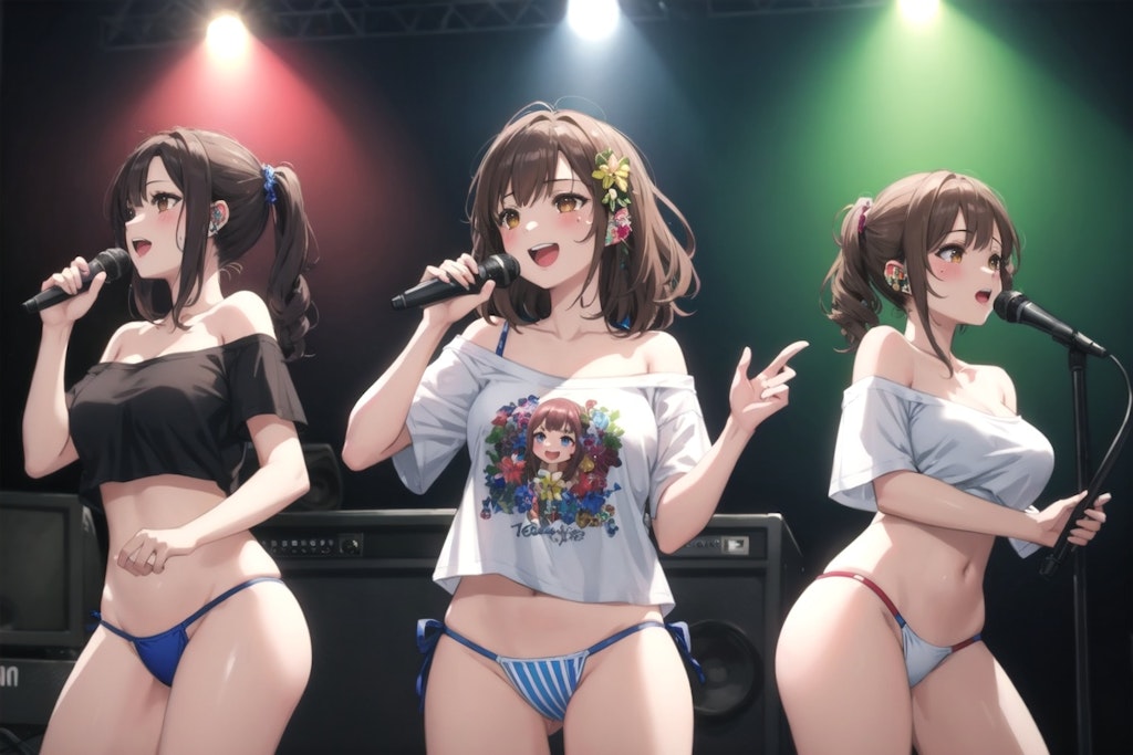 学園アイドル　水着ライブ