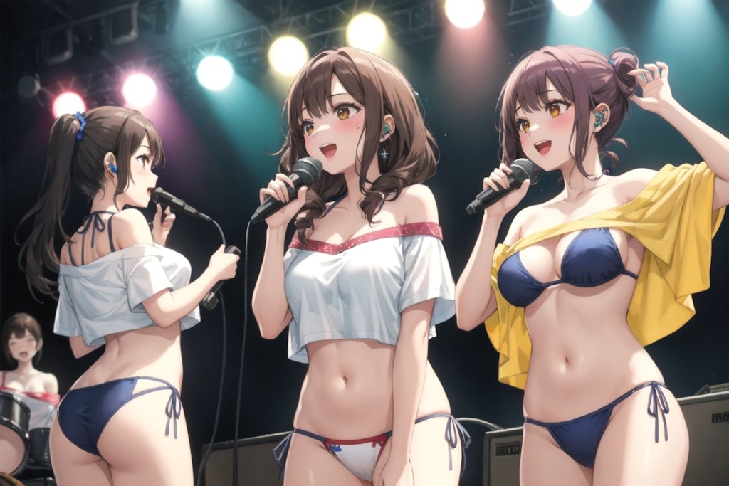 学園アイドル　水着ライブ