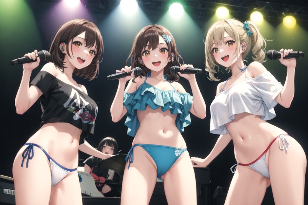 学園アイドル　水着ライブ