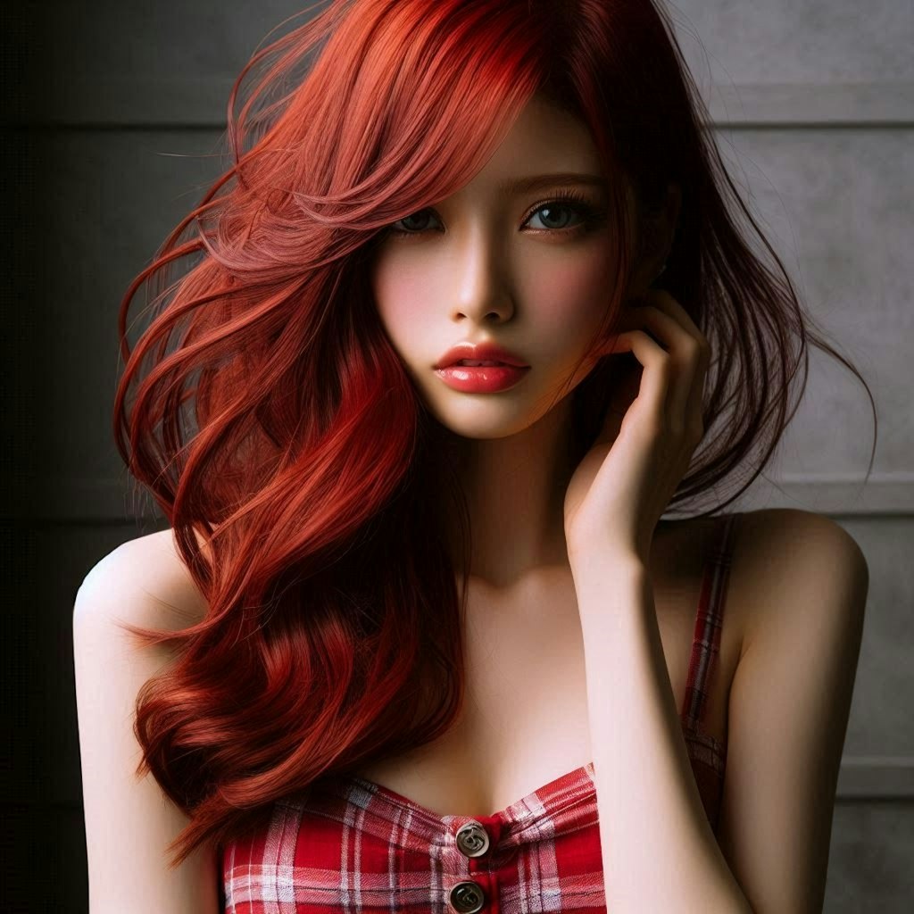 red hair