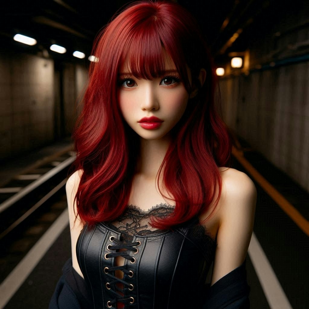 red hair