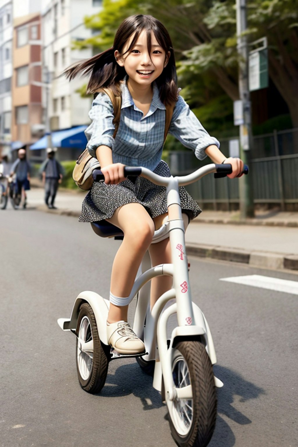 電動キックボード通学