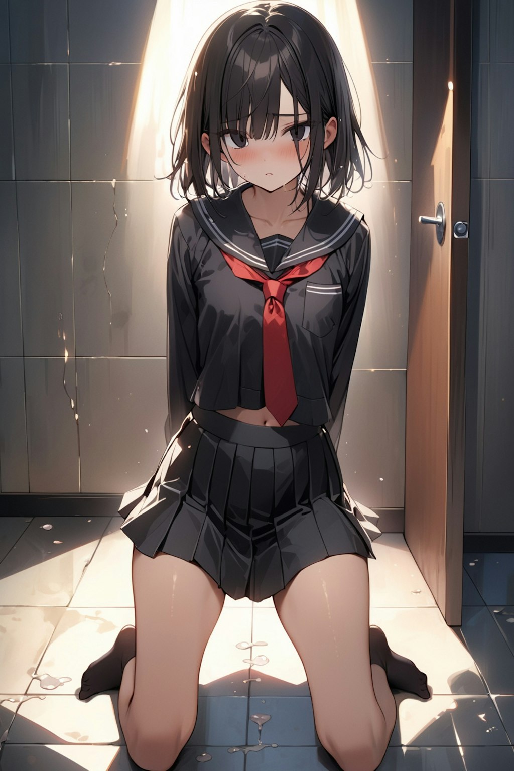 toilet  girl