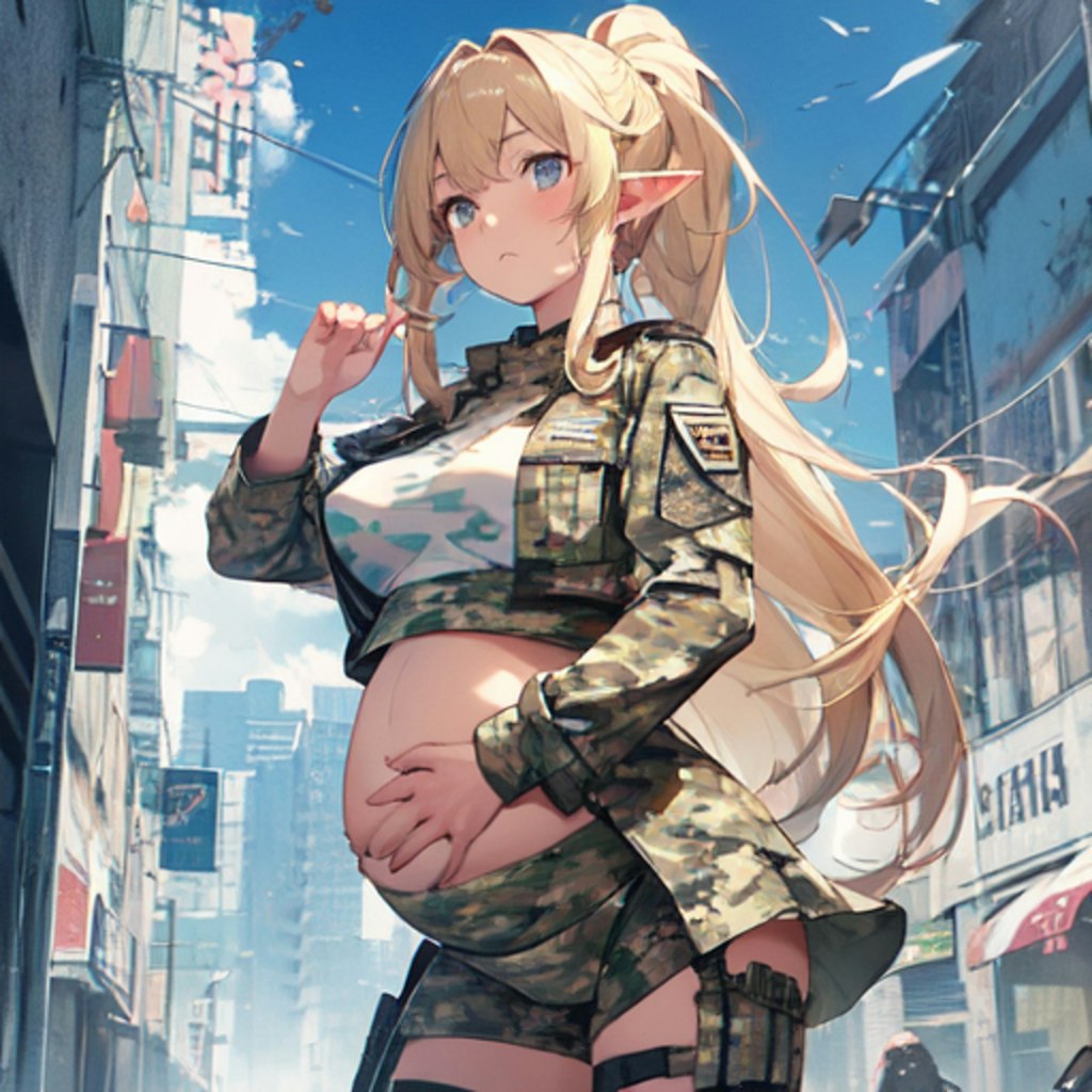 戦闘妊娠少女１４０