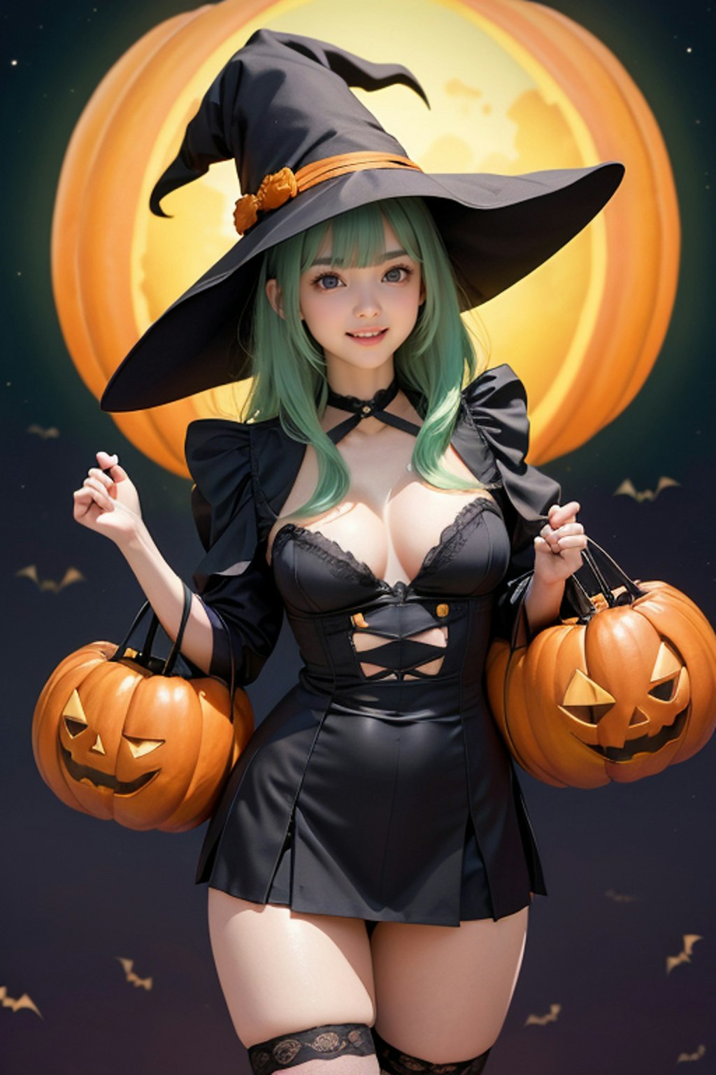 ハロウィンコスプレ グリーン1