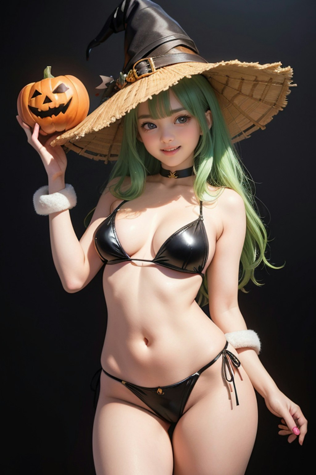 ハロウィンコスプレ グリーン1