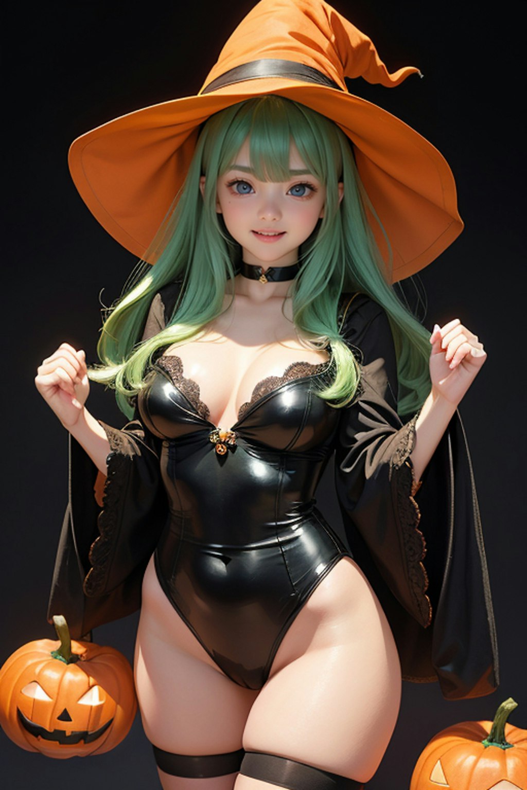 ハロウィンコスプレ グリーン1