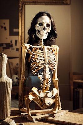 人体錬成5 骨と女性との比較 骨から人になるまでの過程