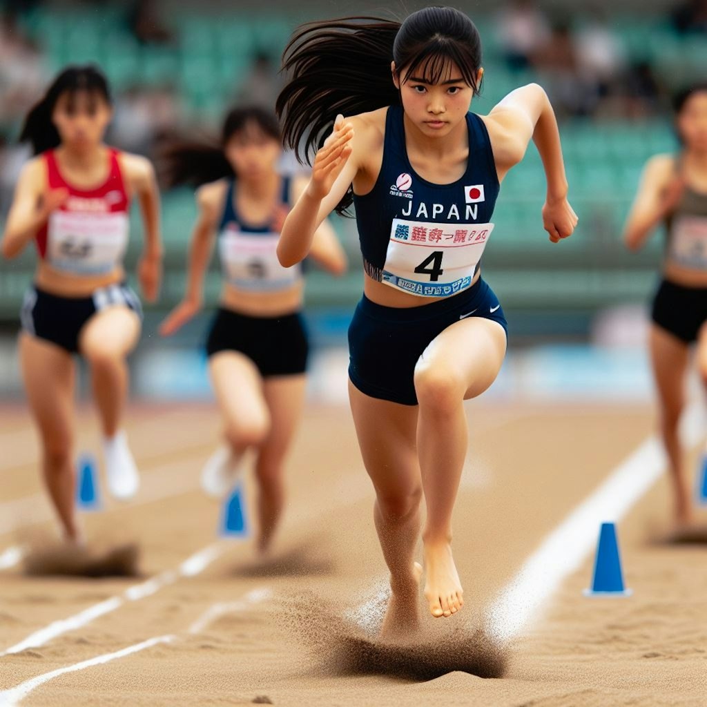 運動会で裸足になるタイプ