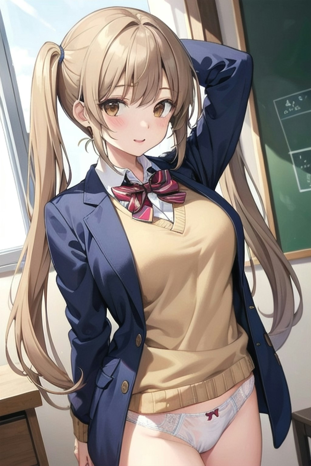 School twintails girl