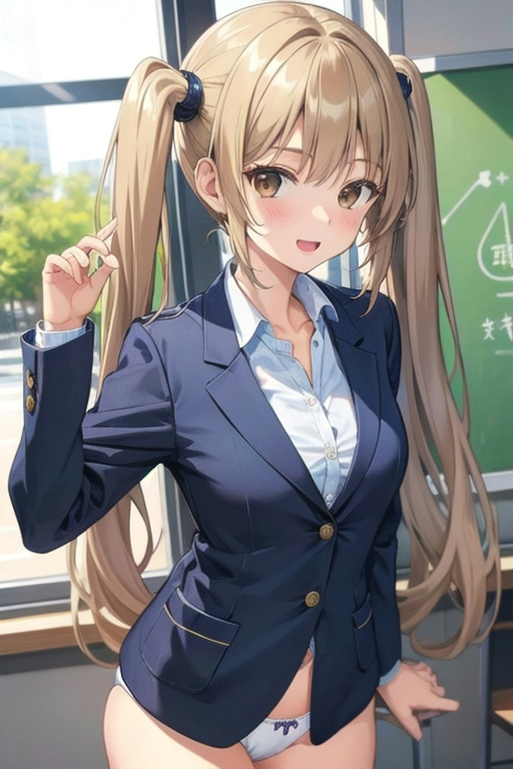 School twintails girl