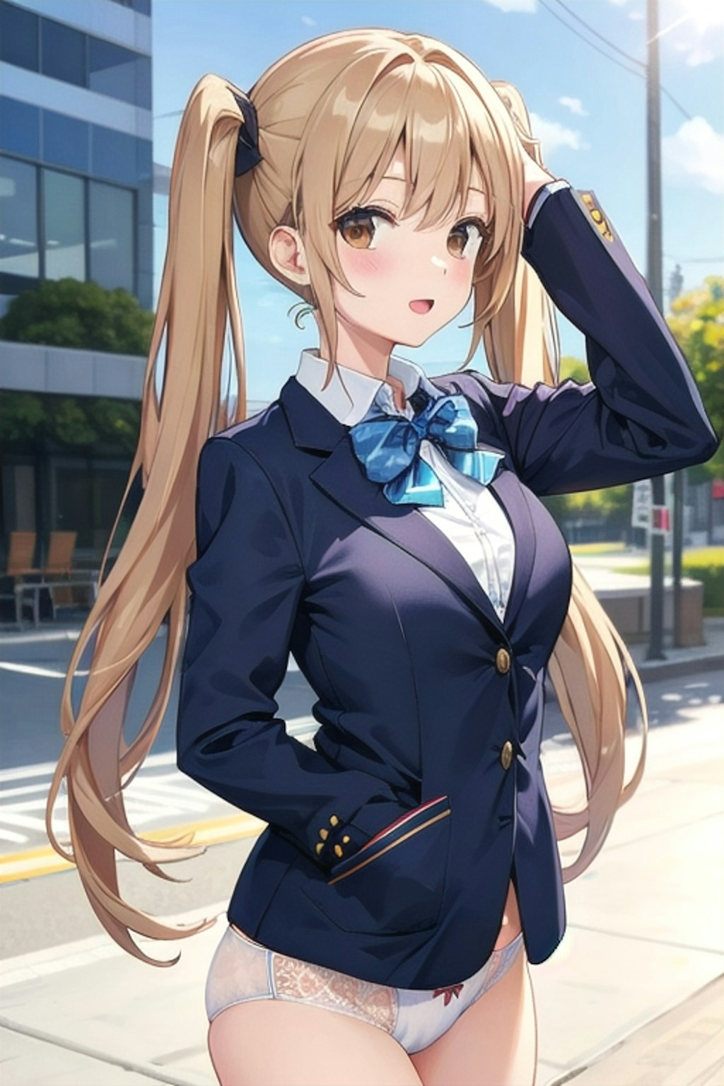 School twintails girl