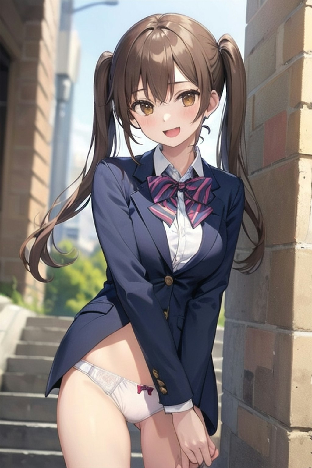 School twintails girl