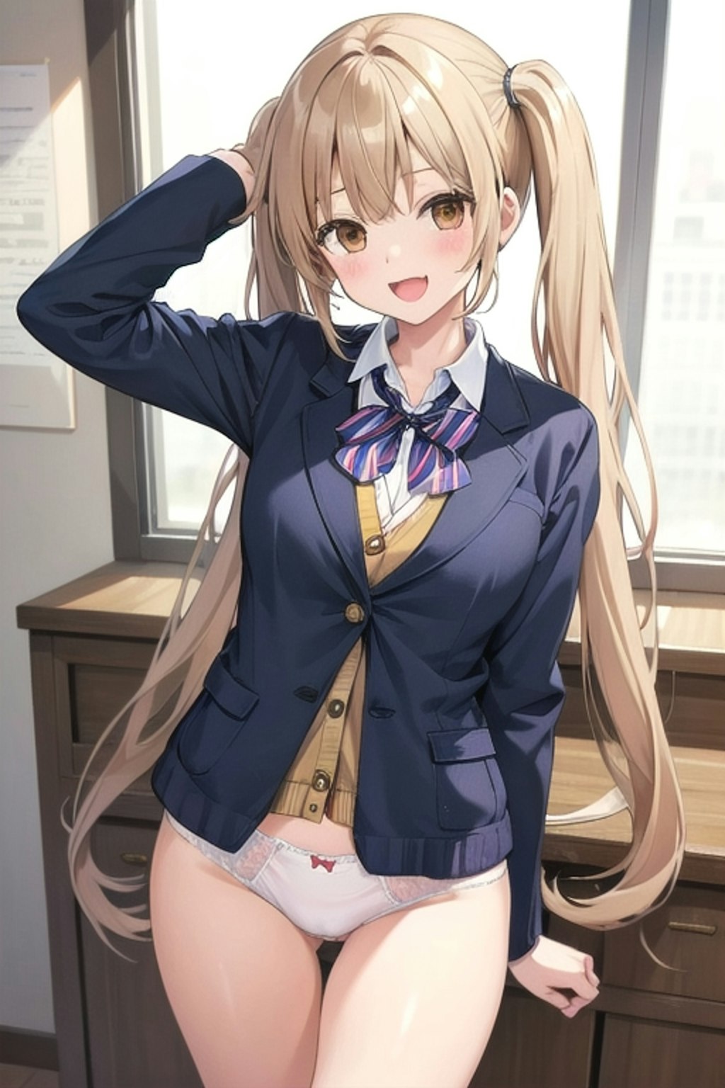 School twintails girl