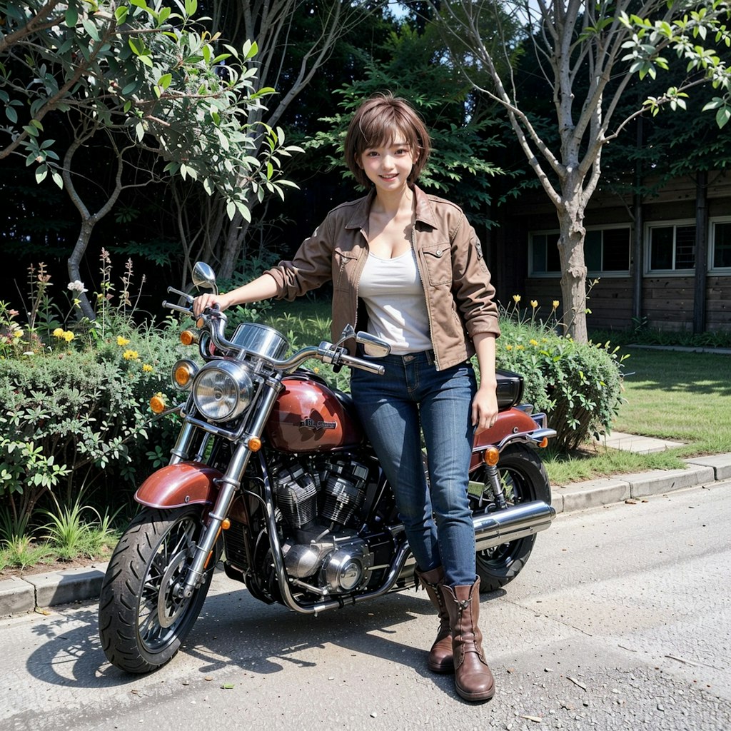 vfr67（バイクの取り回し）