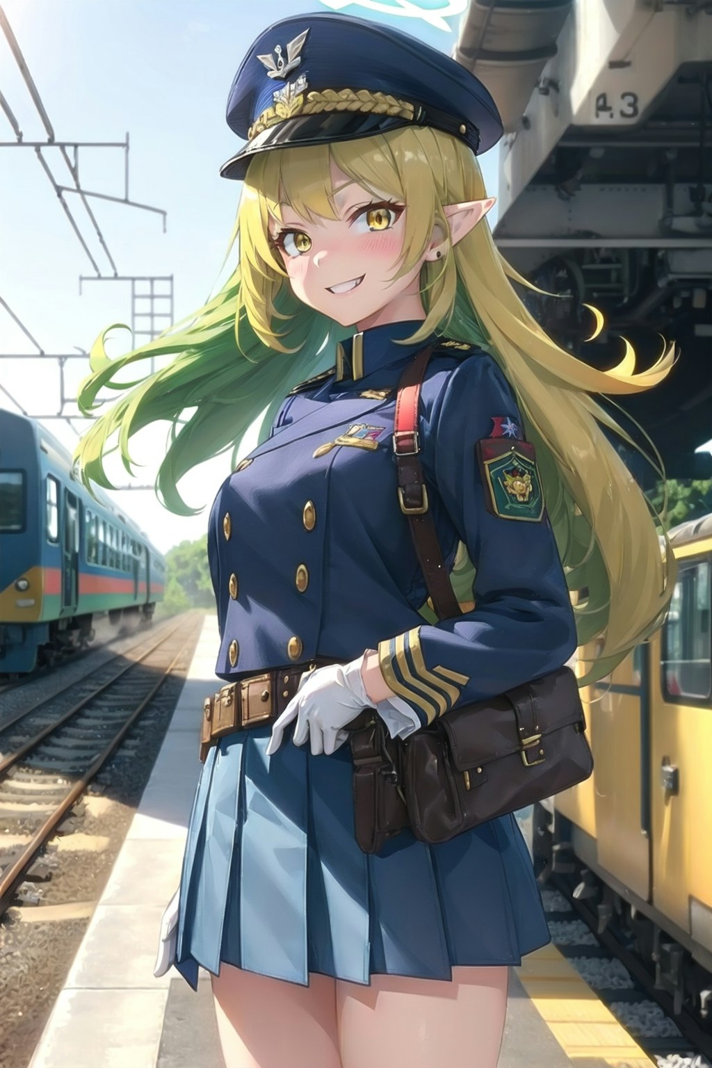 鉄道員の少女