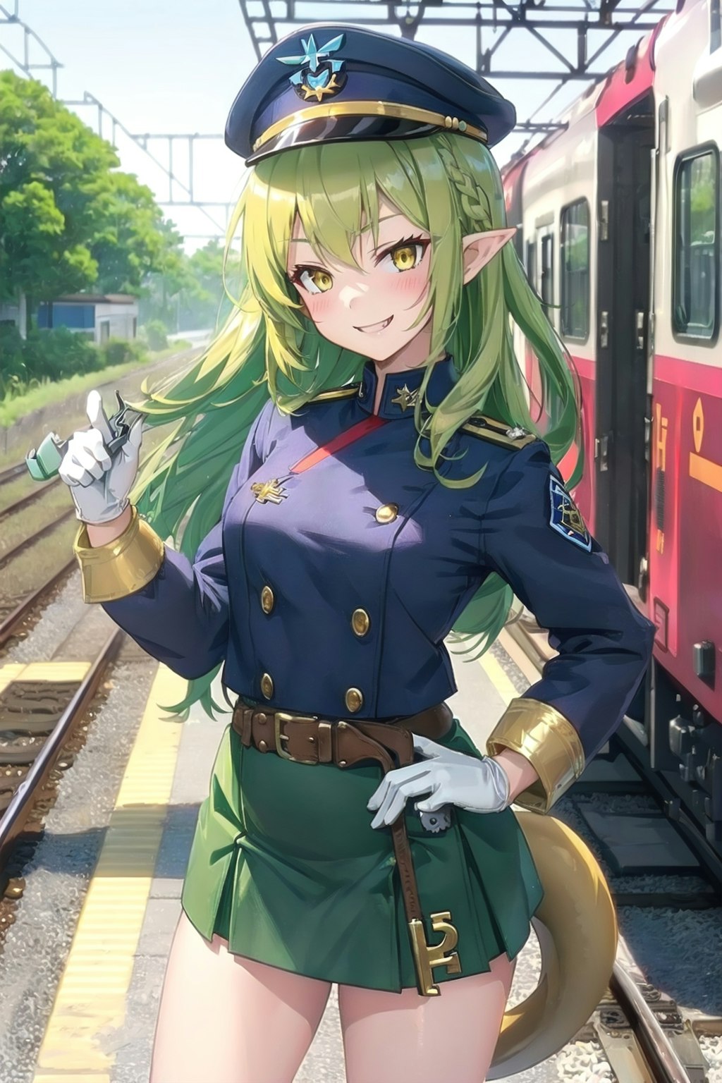 鉄道員の少女