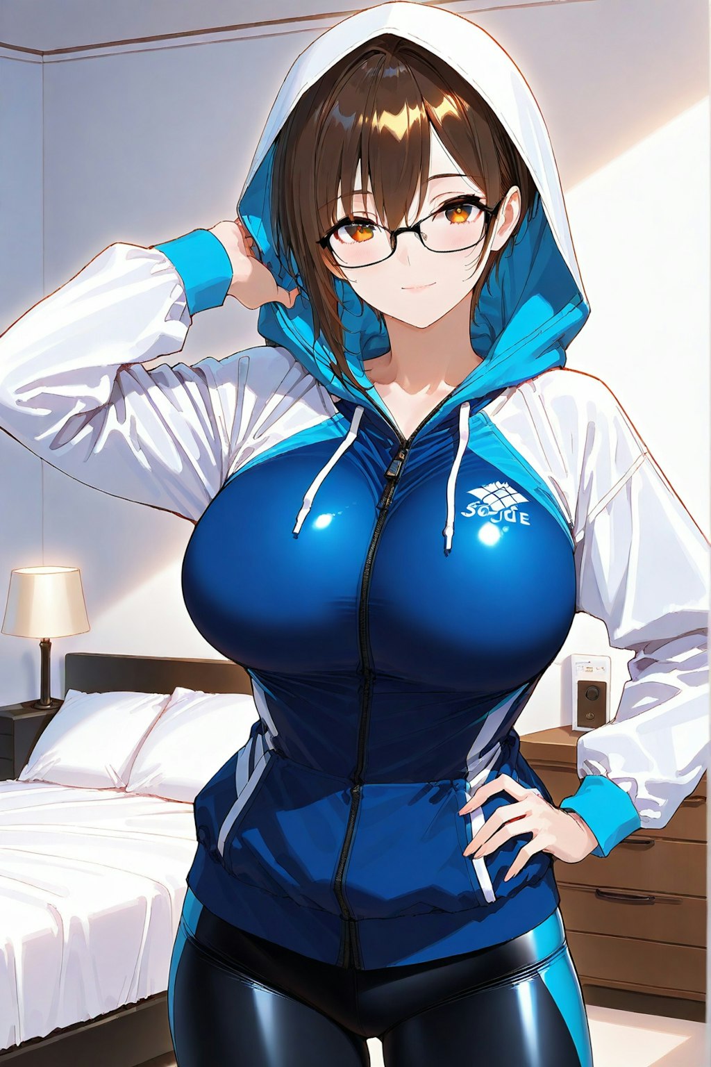謎の眼鏡美女