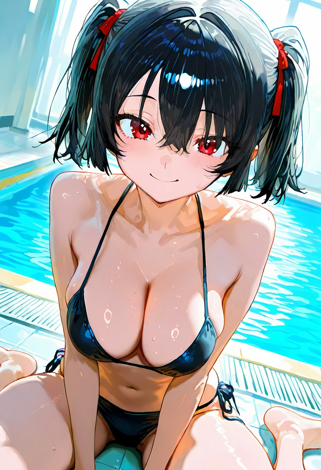 水着、似合ってるかな？