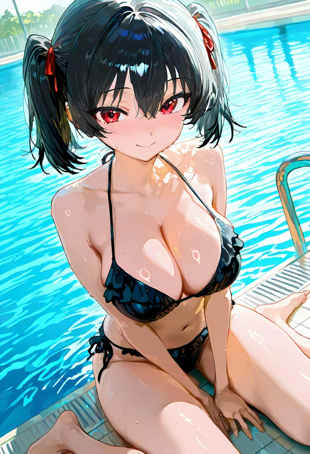 水着、似合ってるかな？