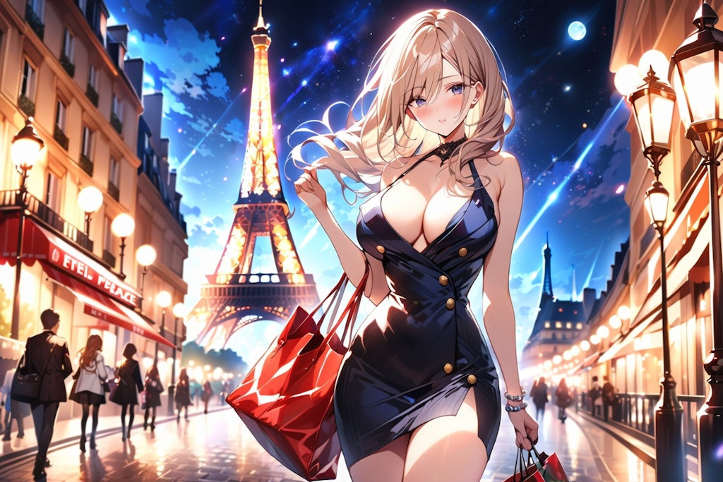 パリで買い物とかしまくりたいよねー。
