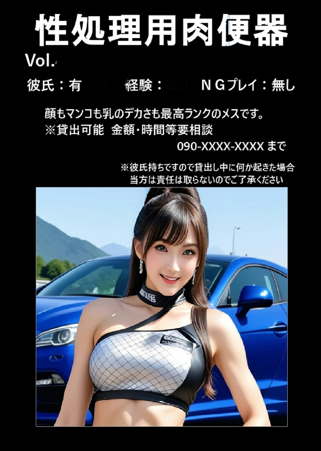 レースクイーンのお姉さま　レンタルいたします