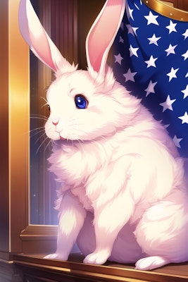 USA! USA! Rabbit!