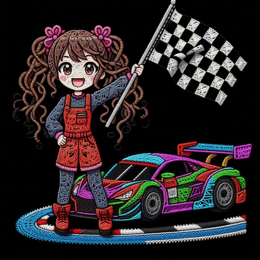 レース編みのレースクイーン