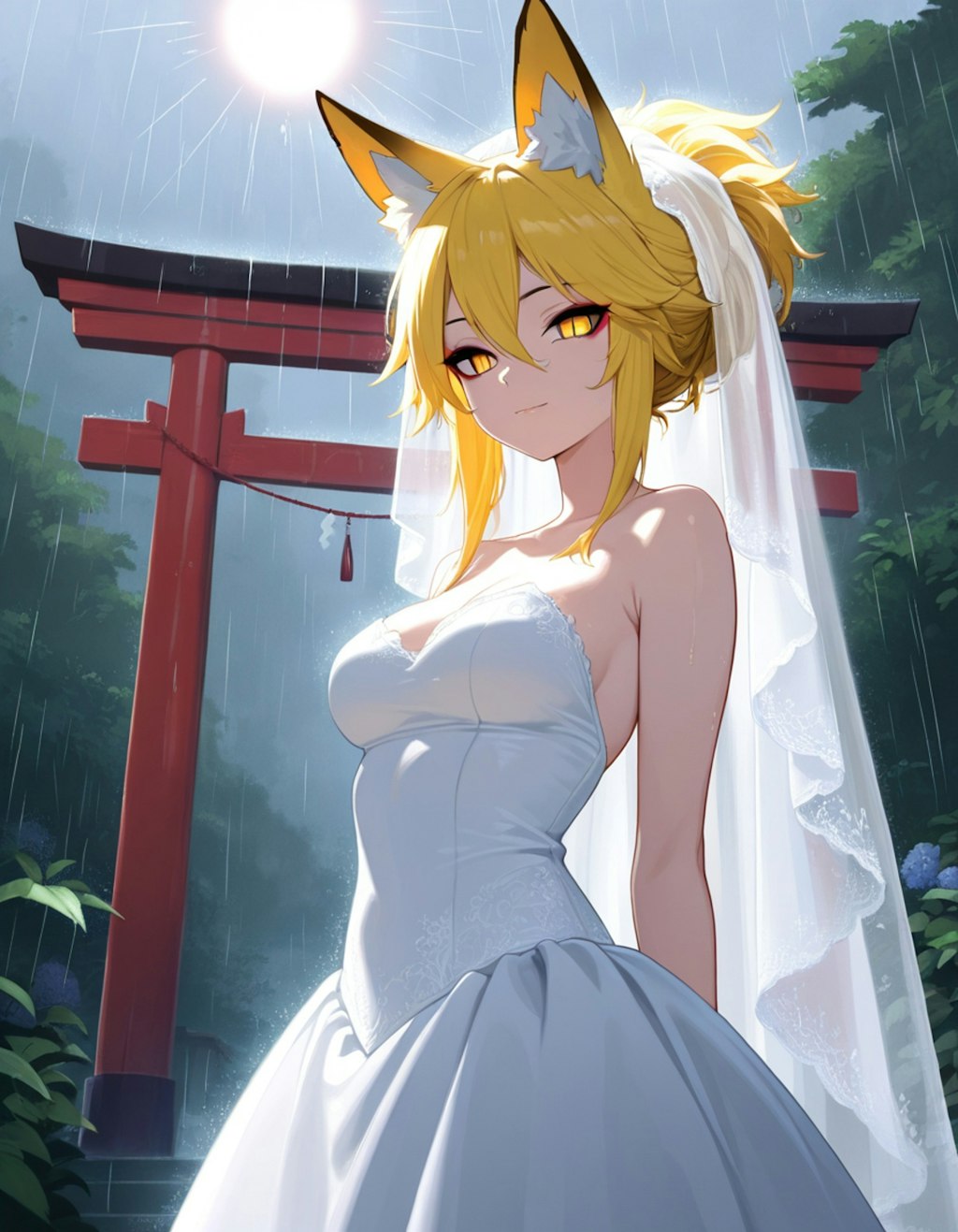 狐の嫁入り