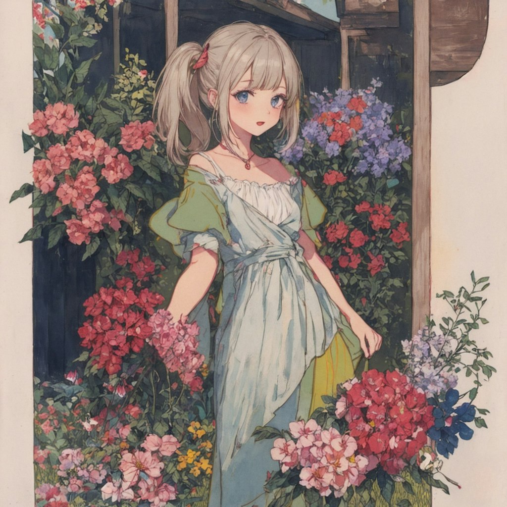 花屋の少女