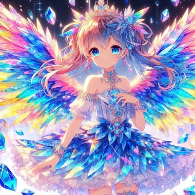 虹色水晶翼の天使ちゃん