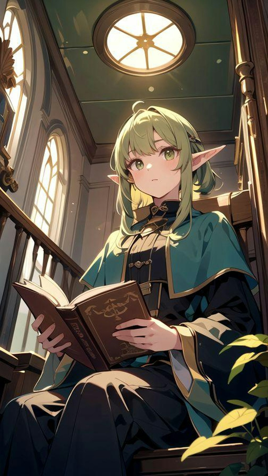 エルフの読書