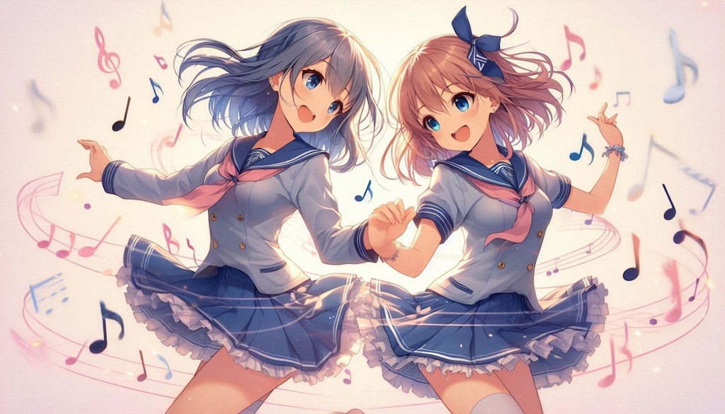 お嬢様のお清楚ダンス♪（ペアモノ♪少女漫画風？）