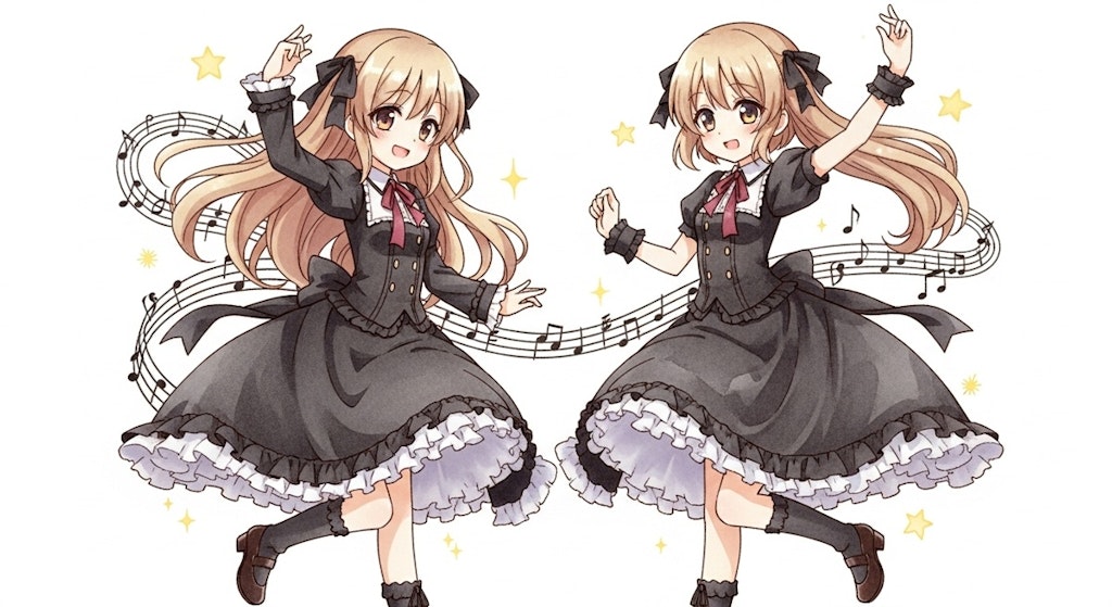 お嬢様のお清楚ダンス♪（ペアモノ♪少女漫画風？）