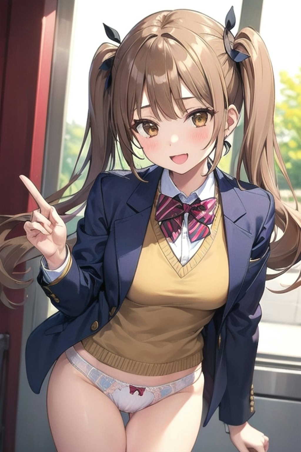 School twintails girl