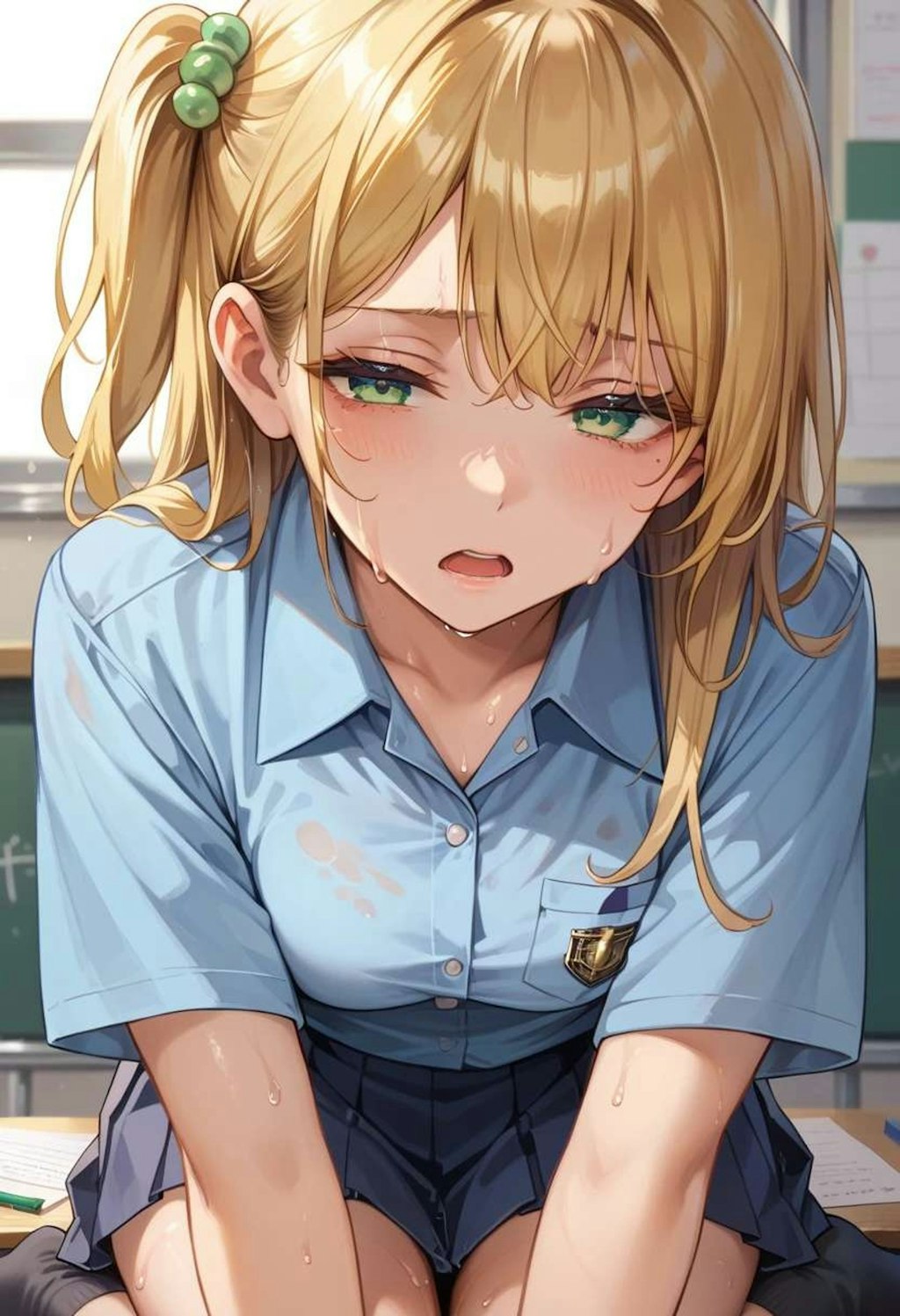 汗だく制服