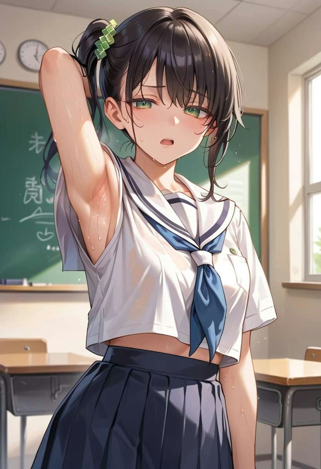 汗だく制服