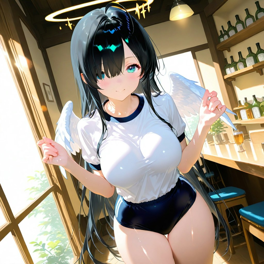 片目隠れカフェ天使さん！