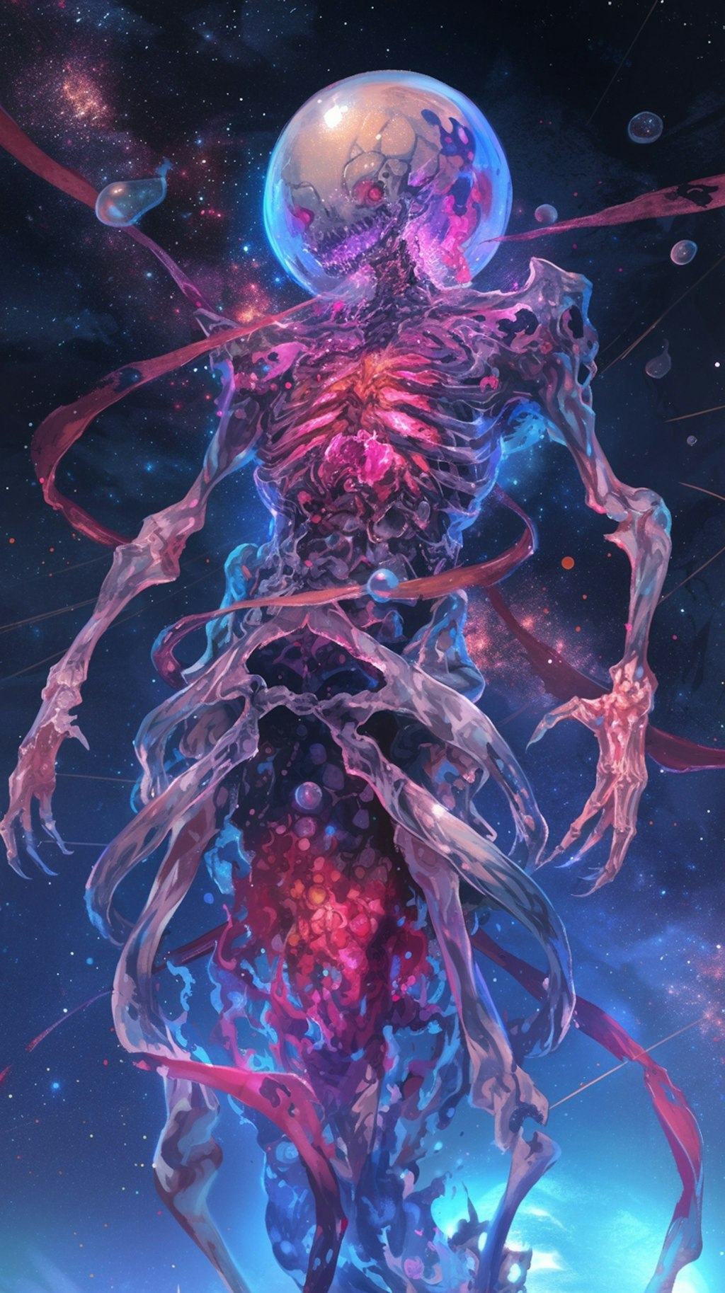 血管と骸骨のスライム巨人(銀河)２