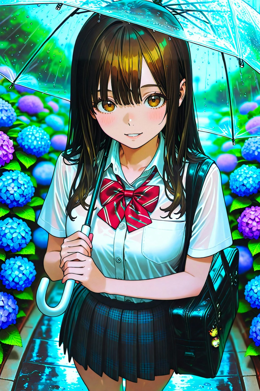 梅雨の一コマ