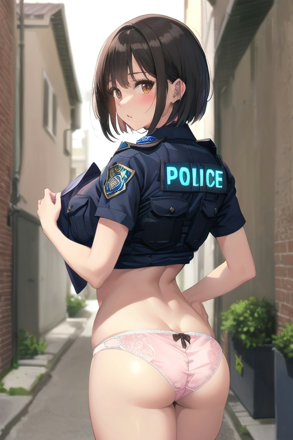 セクシー過ぎる婦警が町で有名に😍