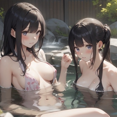 水浴び女子3