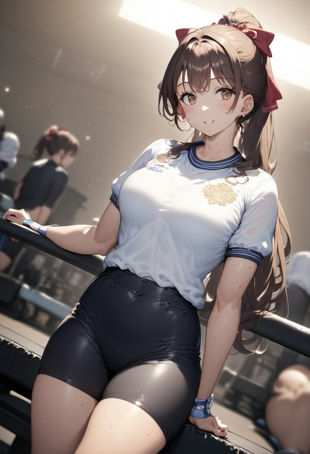 ポニーテールの巨乳ちゃん