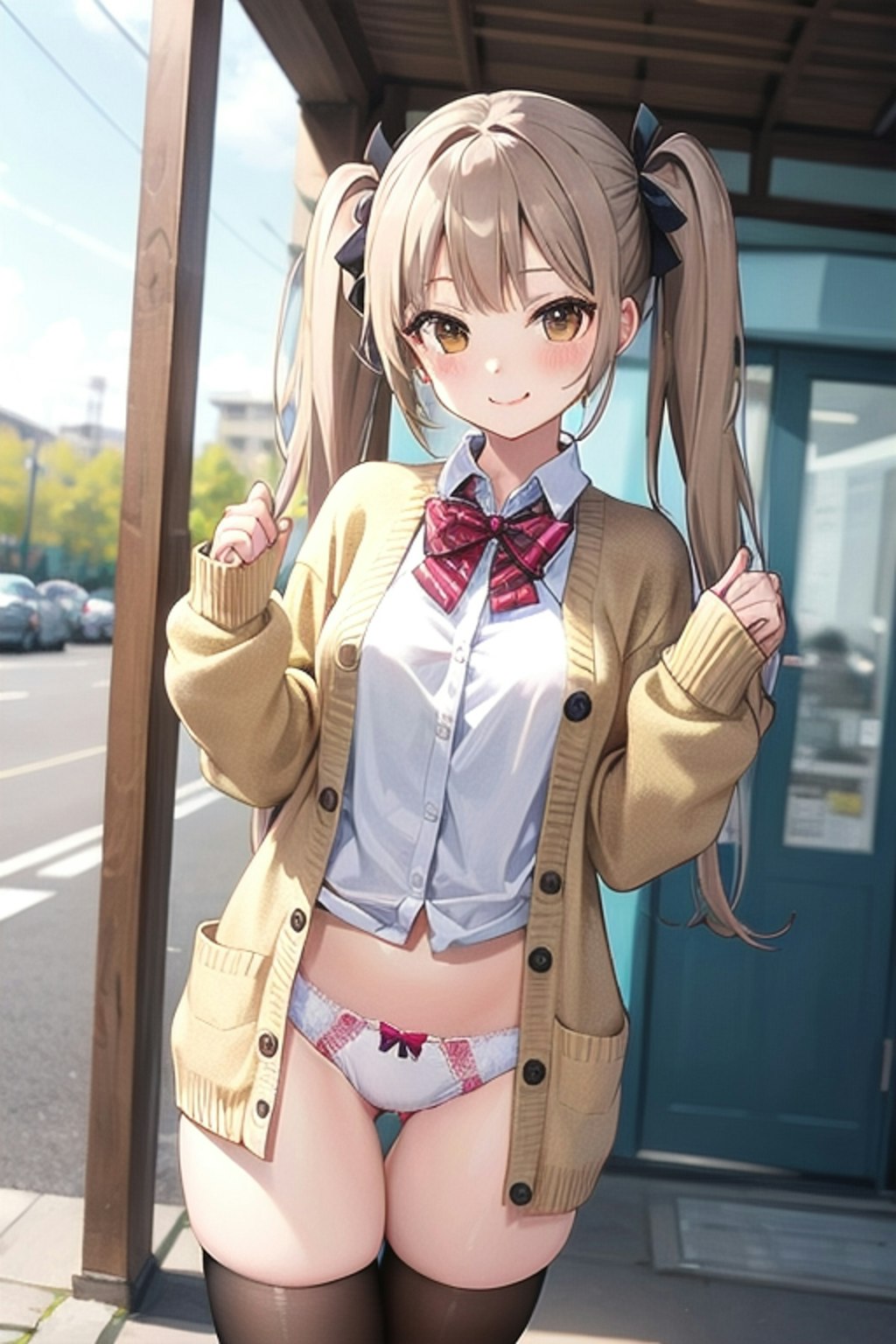 School twintails girl