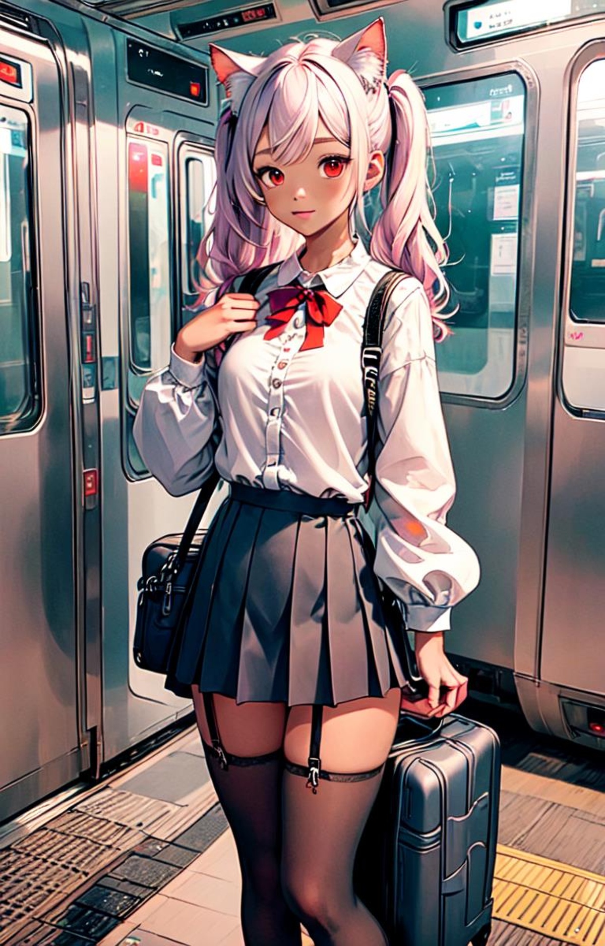 猫娘のAIイラスト 880件 | chichi-pui（ちちぷい）AI画像専用の投稿＆生成サイト