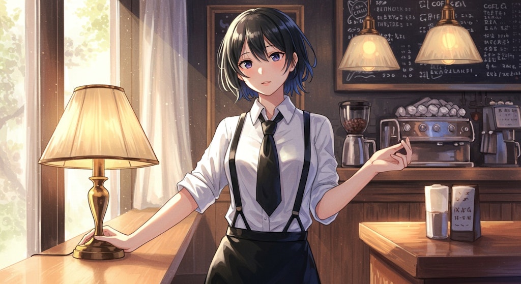 ウェイトレスの少女49